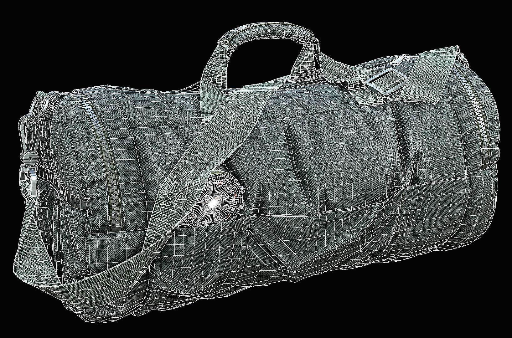 Game-ready Sport Bag 2 Low-poly 3D model_14