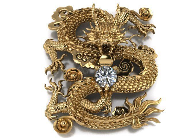 Dragon china v3 3D print model_4