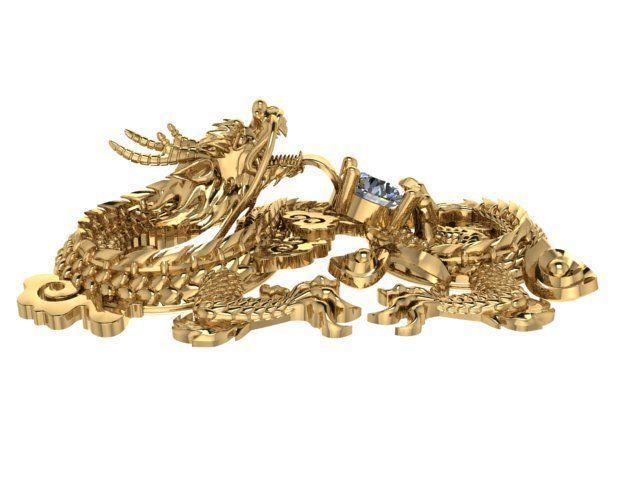 Dragon china v3 3D print model_5