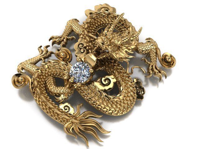 Dragon china v3 3D print model_6