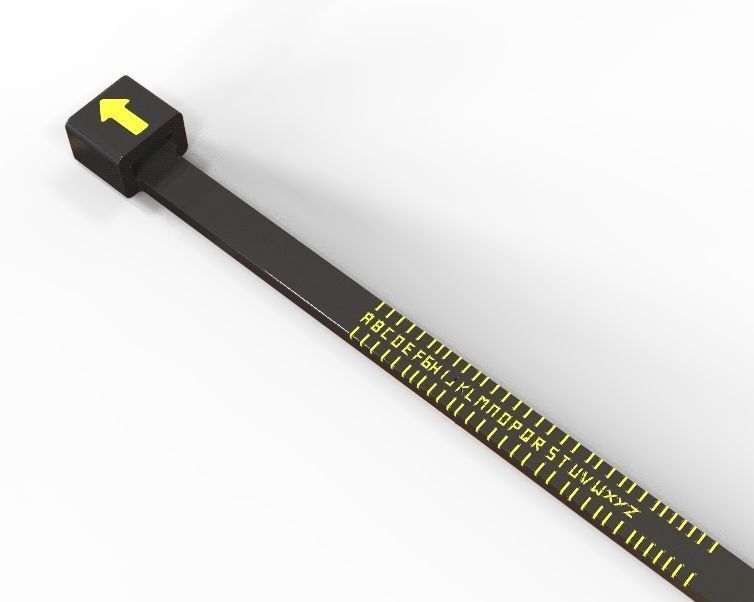 UK Finger Ring Sizer 3D print model_1