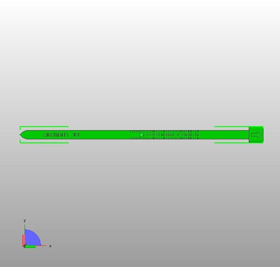 UK Finger Ring Sizer 3D print model_32