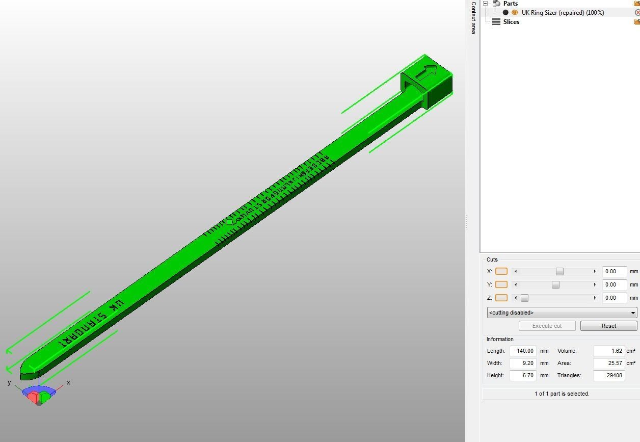 UK Finger Ring Sizer 3D print model_31