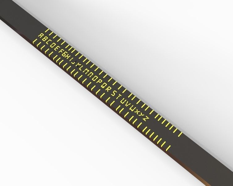 UK Finger Ring Sizer 3D print model_4