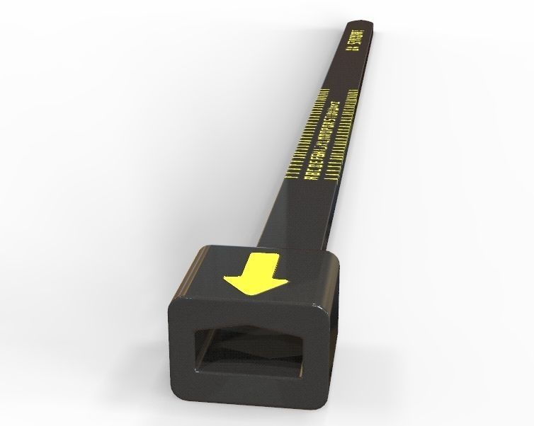 UK Finger Ring Sizer 3D print model_12