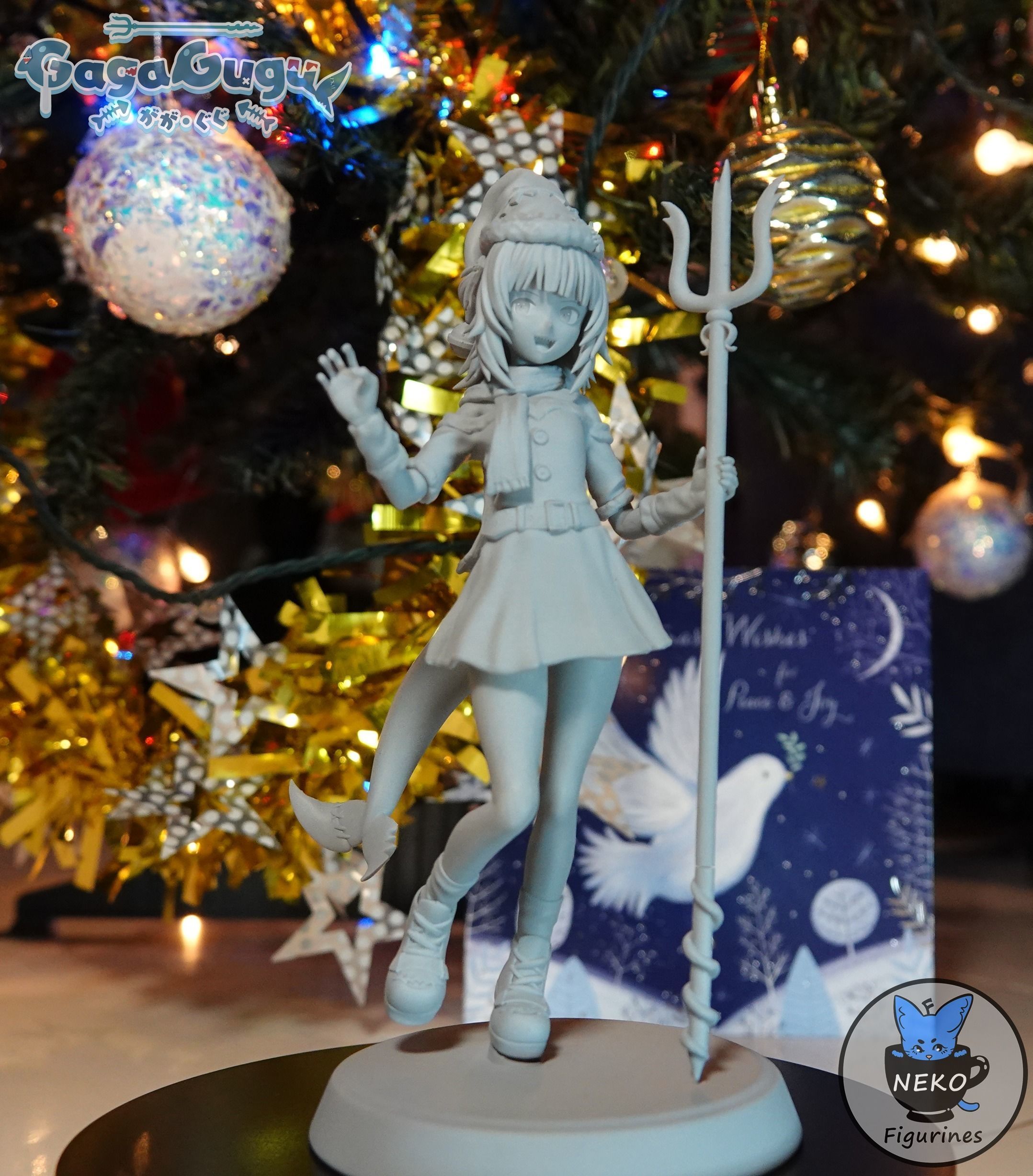 Gawr Gura - Hololive Vtuber Anime Figurine STL For 3D Printing 3D print model_3