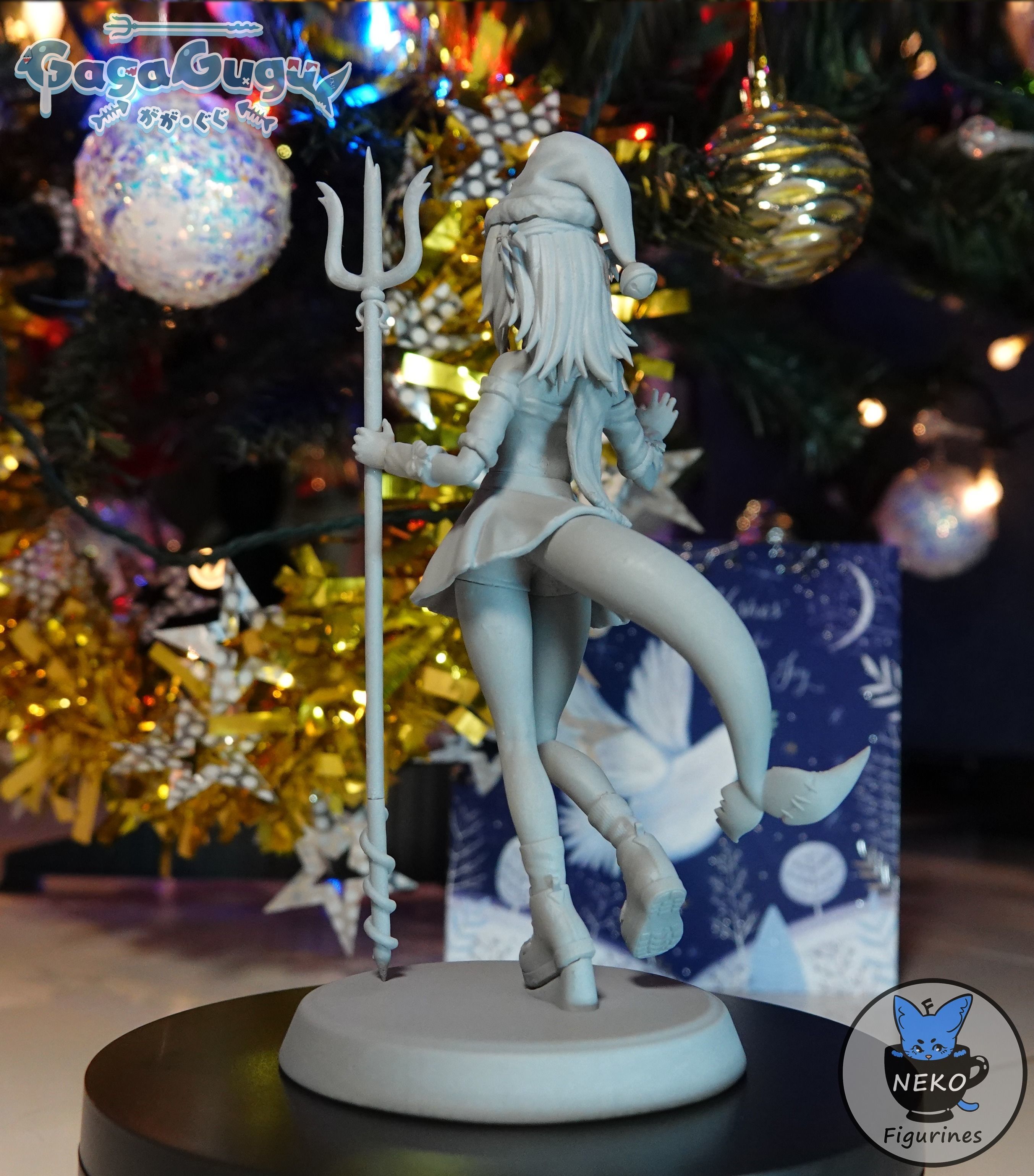 Gawr Gura - Hololive Vtuber Anime Figurine STL For 3D Printing 3D print model_5