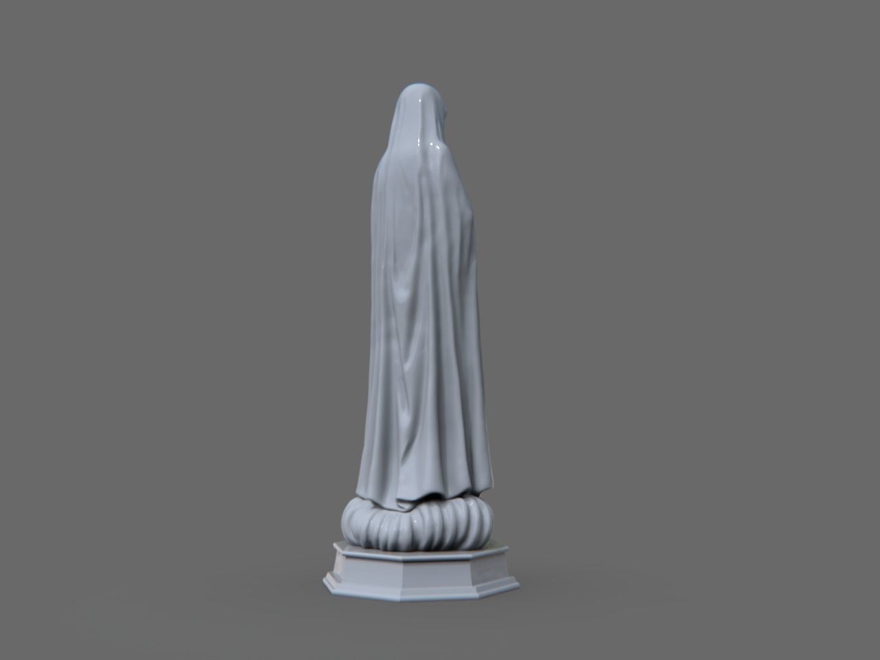 Our Lady of Fatima 3D print model_4