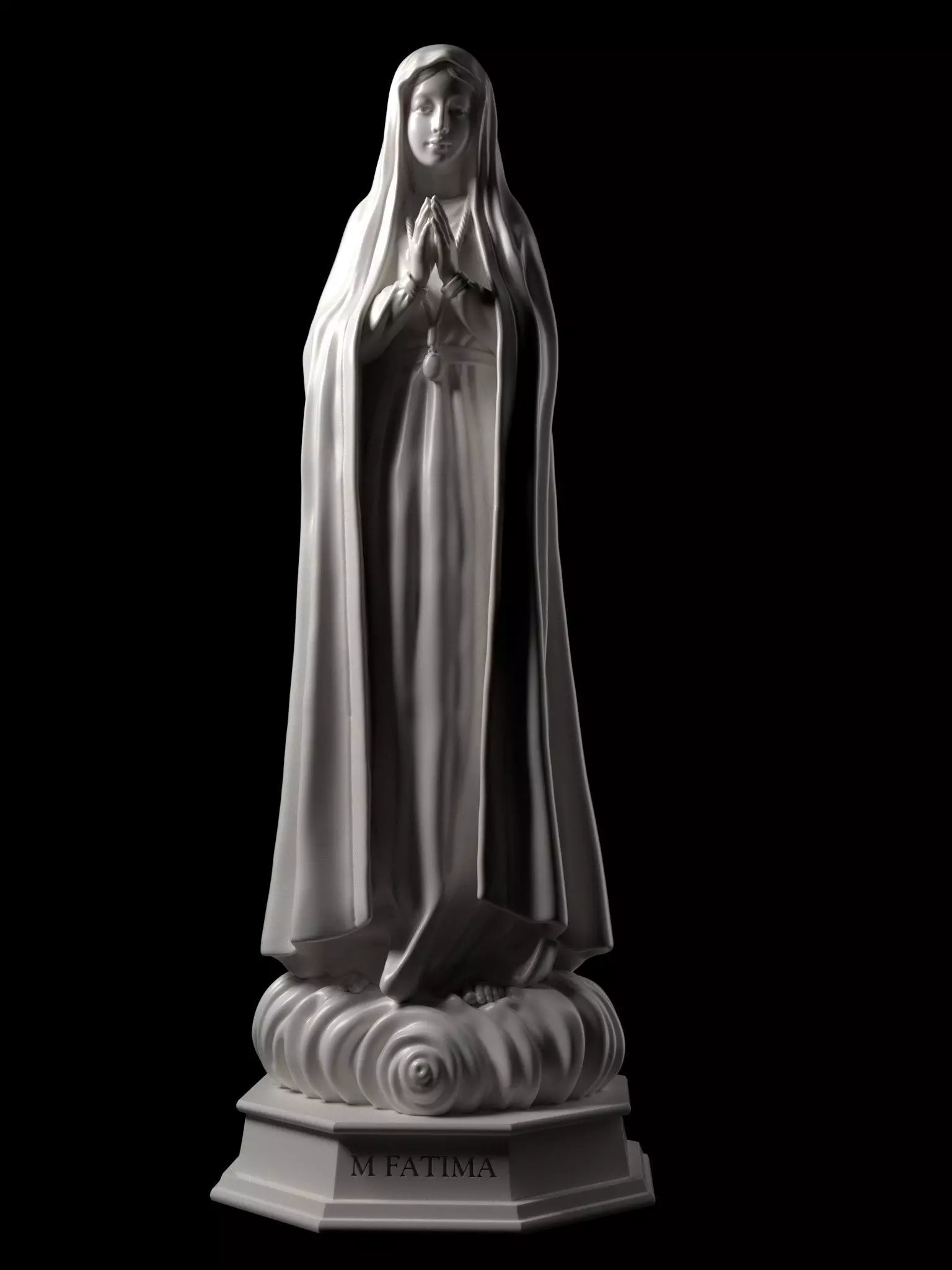Our Lady of Fatima 3D print model_0