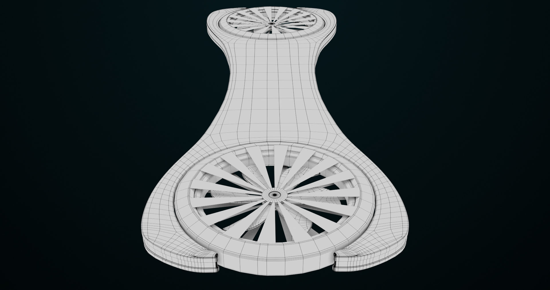 Sci Fi Hoverboard 3 All PBR Unity UE Textures Included Low-poly 3D model_18