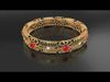 Trendy bangle 3D print model_1