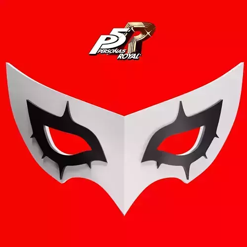 JOKER MASK FROM PERSONA 5 3D print model