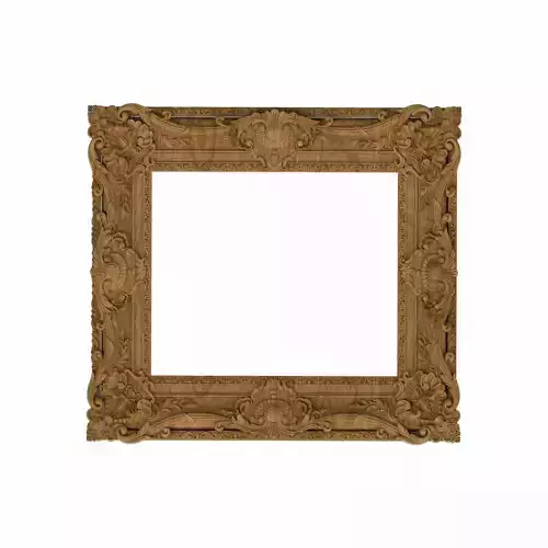 Carved frame STL