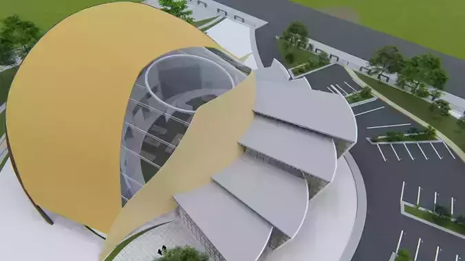 Market Hall 3D model