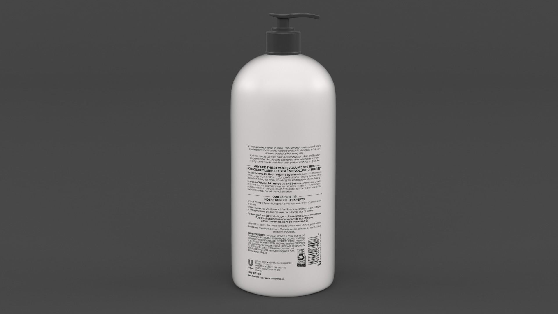 TRESemme Shampoo and Conditioner 3D model_2