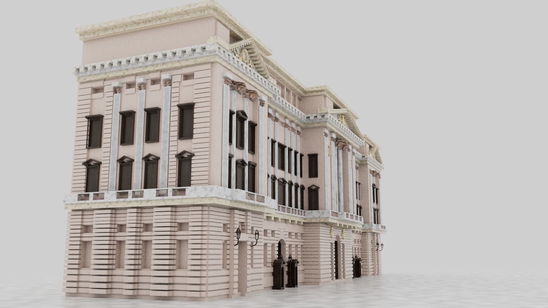 Buckingham Palace 3D model_4