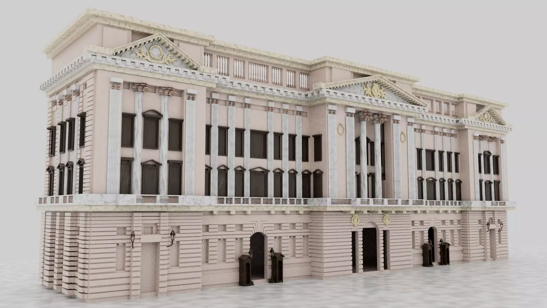 Buckingham Palace 3D model_0