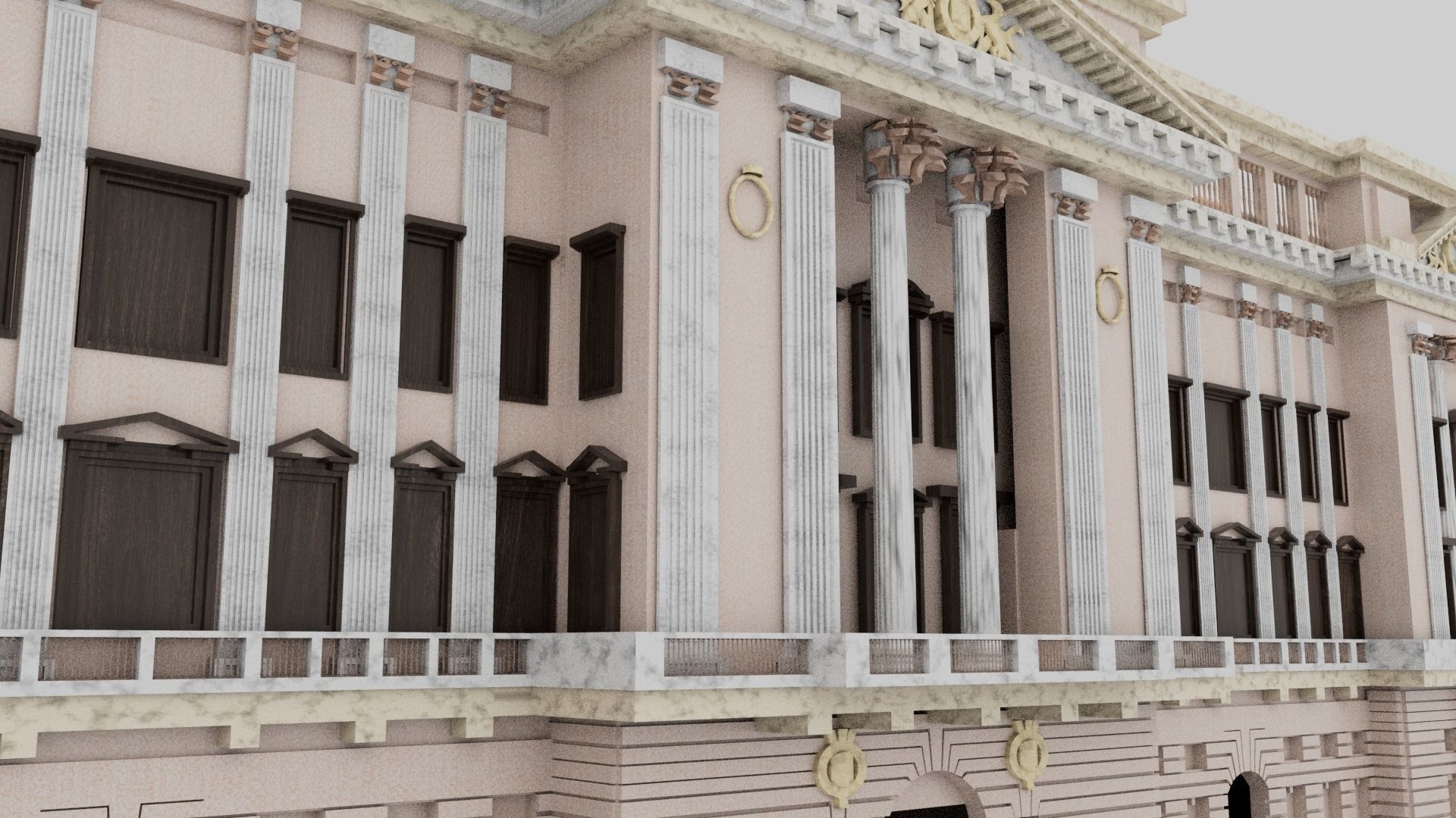 Buckingham Palace 3D model_3
