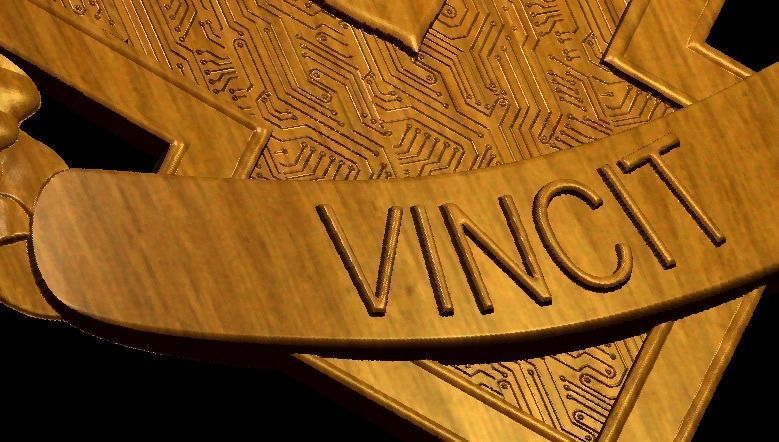 veritas vincit 3D print model_3