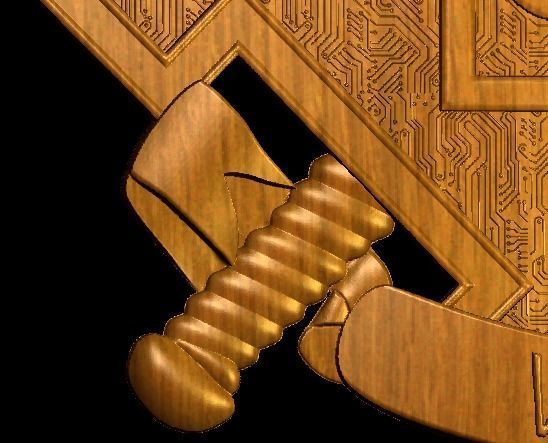 veritas vincit 3D print model_6