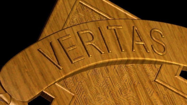 veritas vincit 3D print model_2