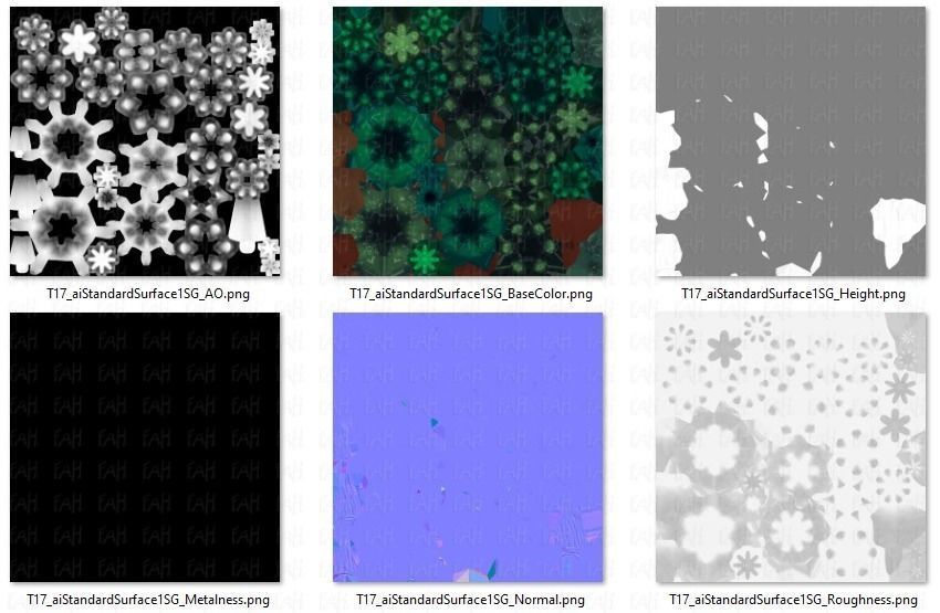 Trees Cartoon V17 Low-poly 3D model_46