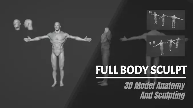 3D MODEL FULL BODY SCULPT 3D model
