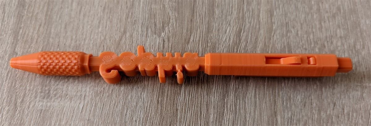 Printable Retractable Click Pen 3D print model_8