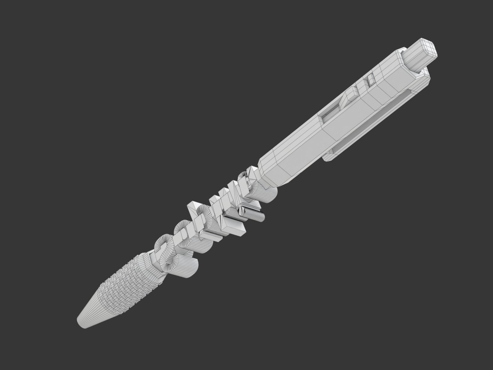 Printable Retractable Click Pen 3D print model_18