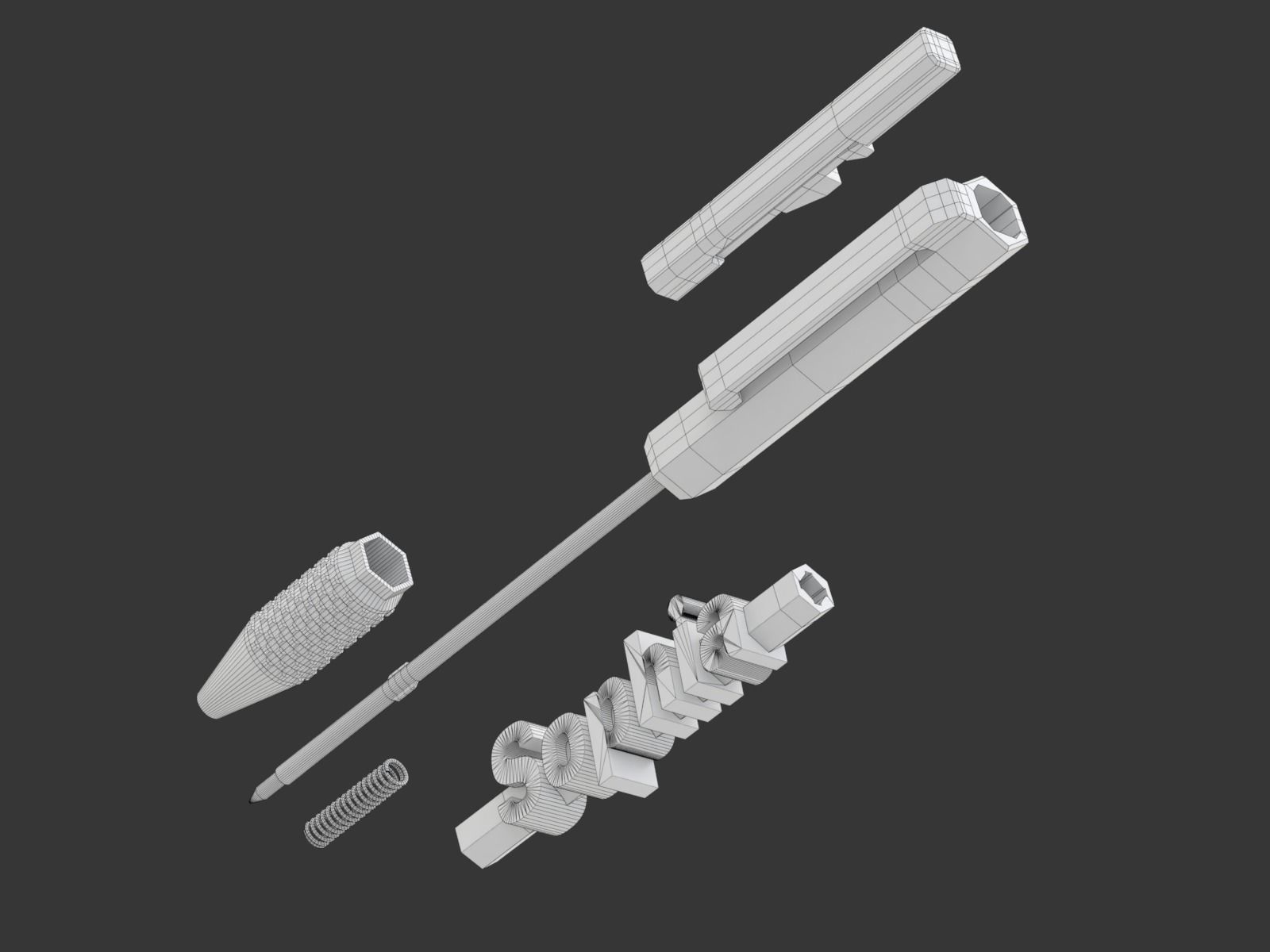 Printable Retractable Click Pen 3D print model_20