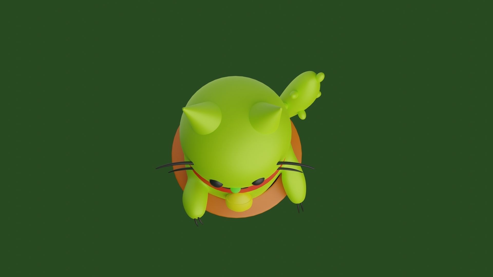 Plant Cactus Character 3D print model_4