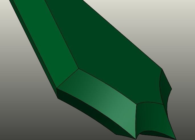The Arrow Series logo - Green Arrow 3D model_6