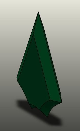 The Arrow Series logo - Green Arrow 3D model_2