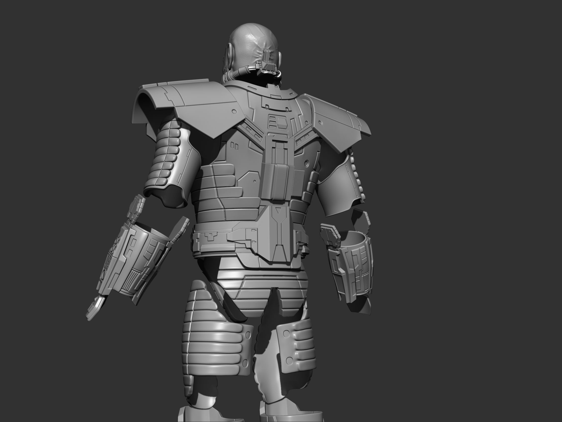 Darth Malgus One12 Scale Armor STL Files 3D print model_2