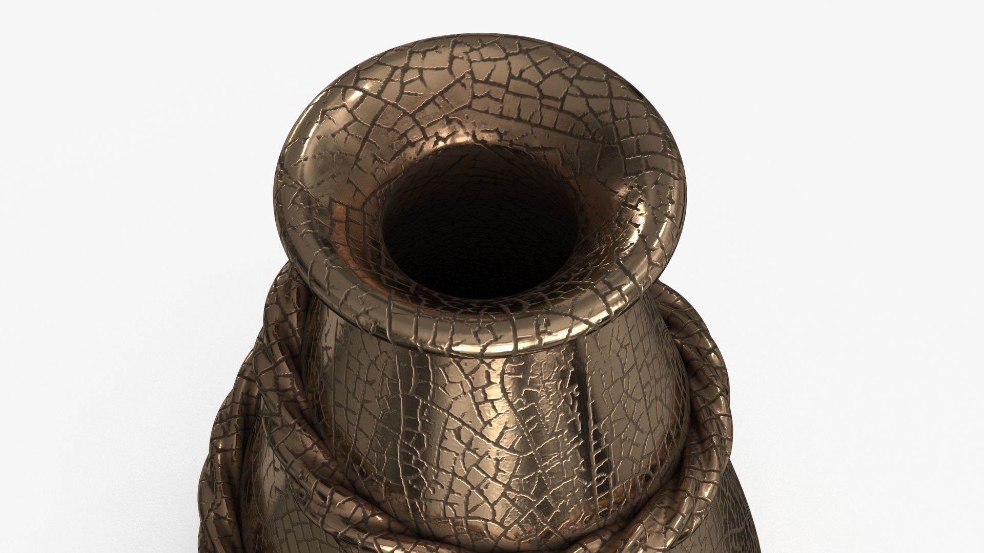 Metal Vase v2 Low-poly 3D model_12