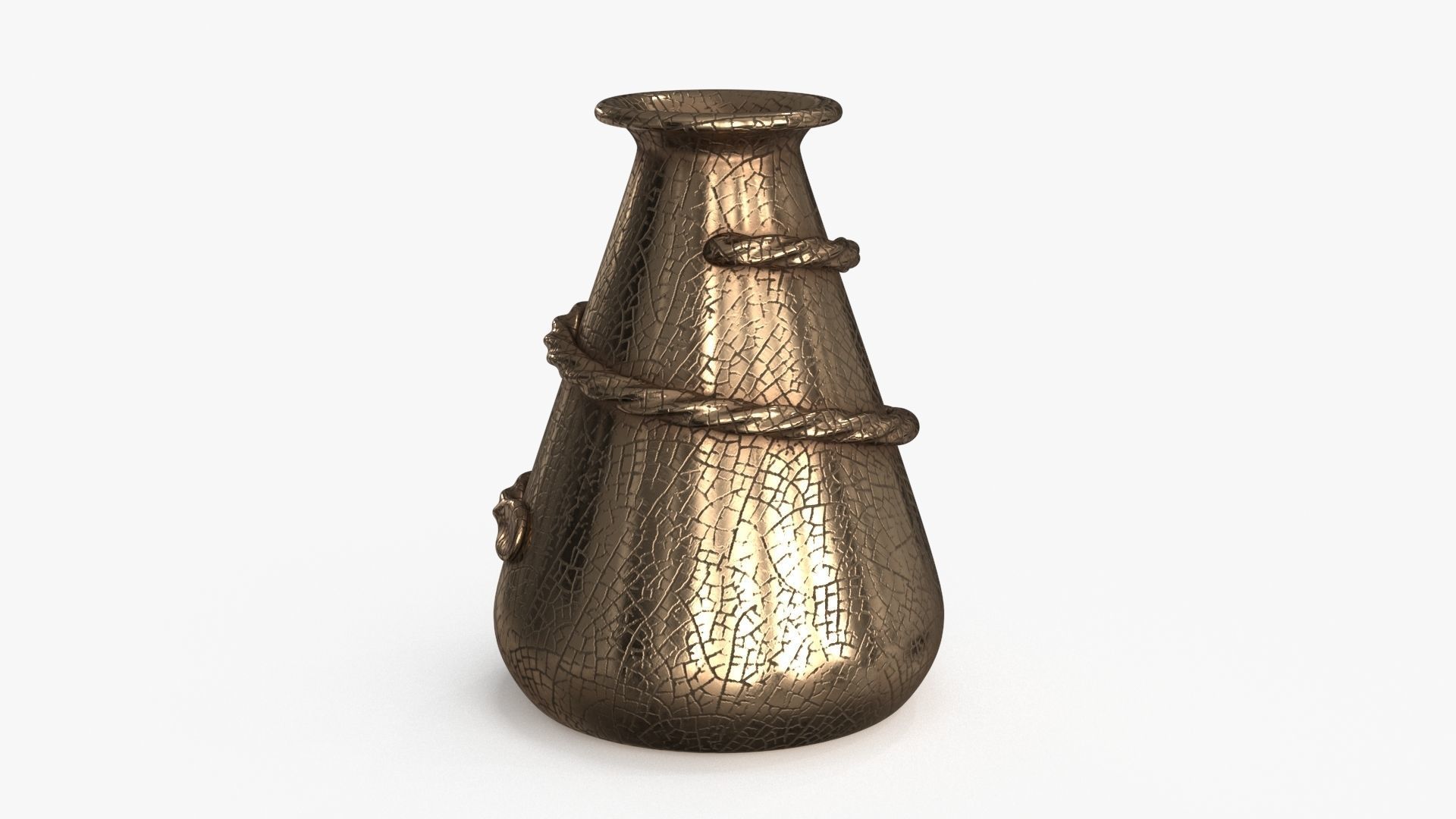 Metal Vase v2 Low-poly 3D model_7