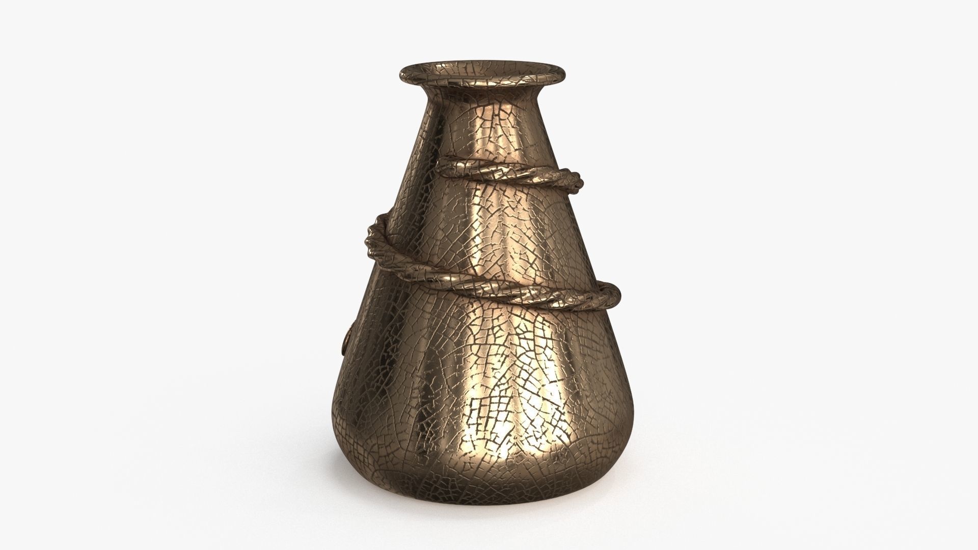 Metal Vase v2 Low-poly 3D model_6