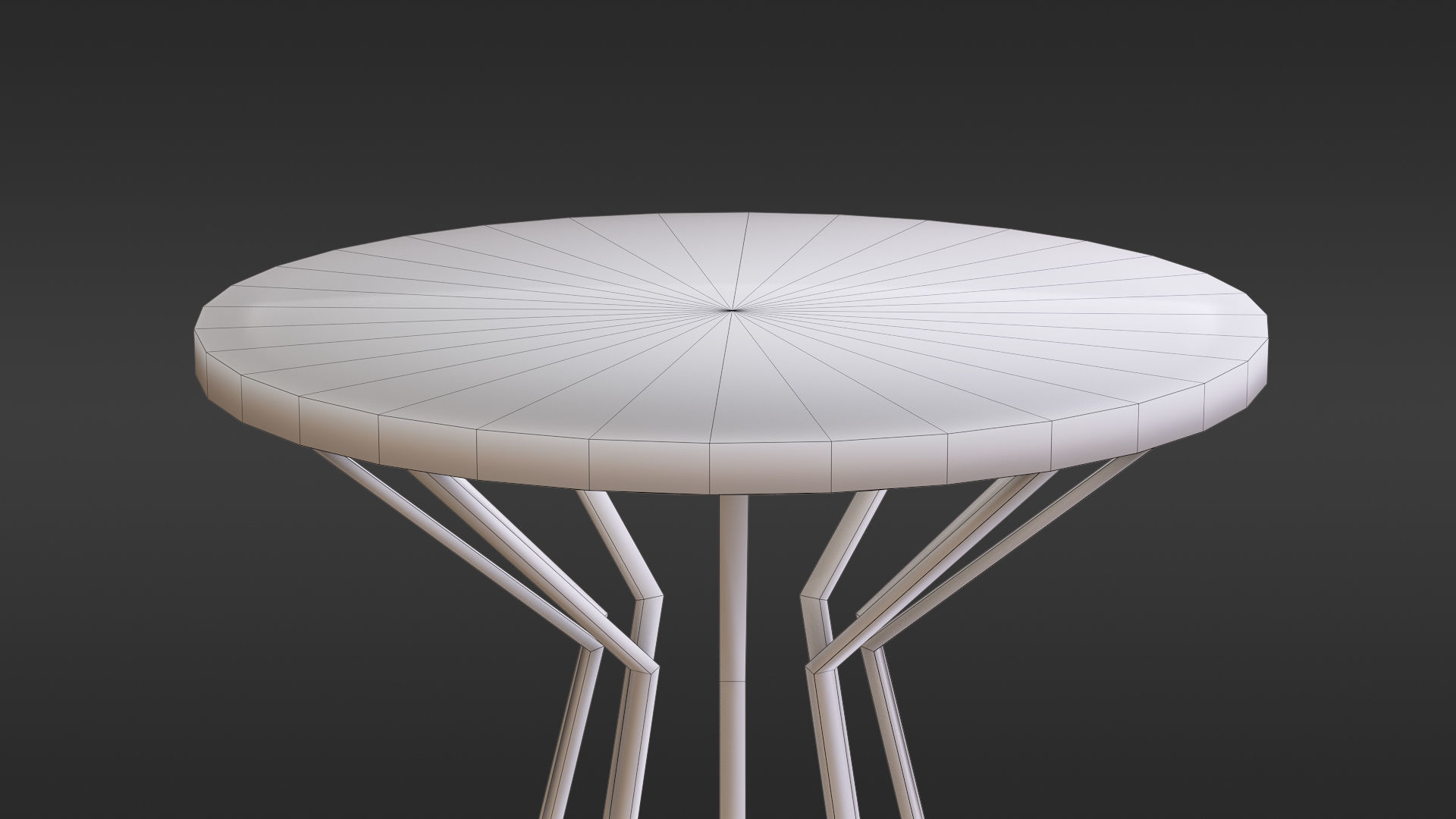 Metal Coffee table Free 3D model_9