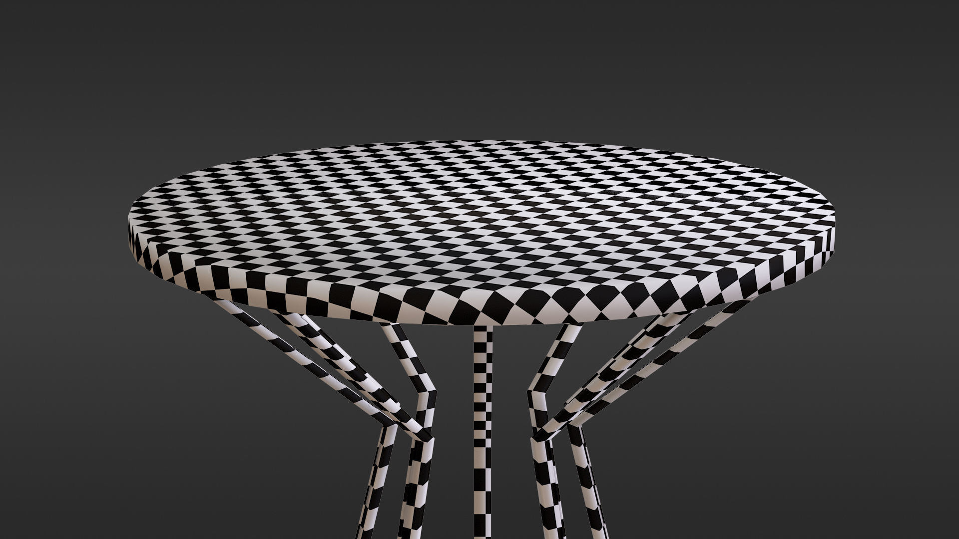 Metal Coffee table Free 3D model_8