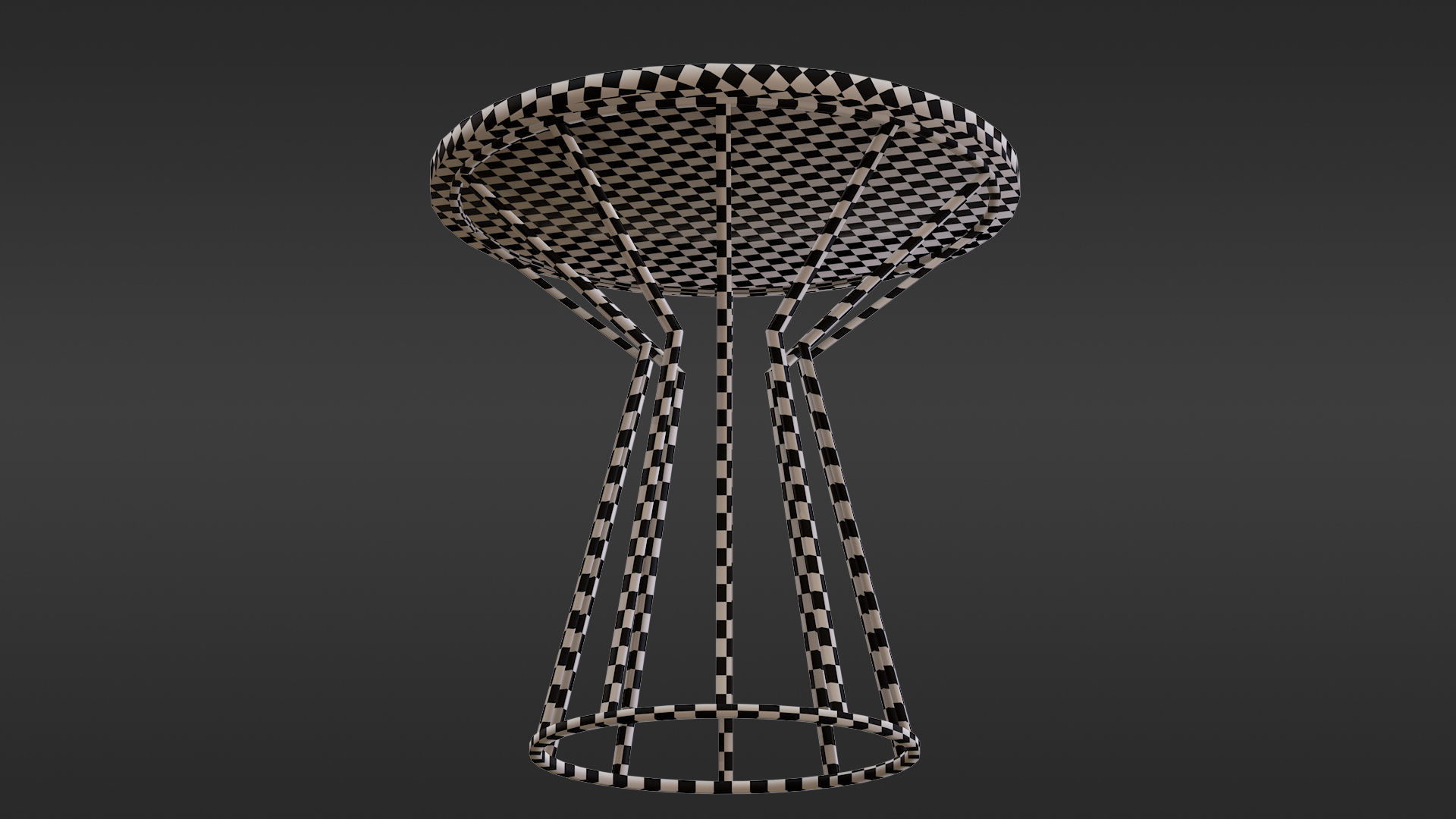 Metal Coffee table Free 3D model_12