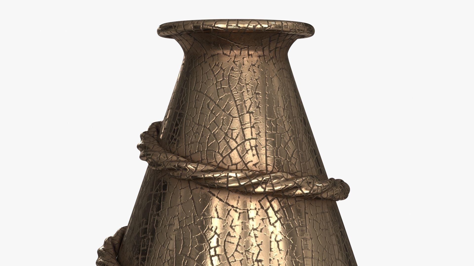 Metal Vase set of 2 3D Model Collection_28