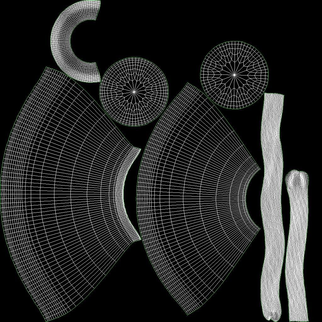 Metal Vase set of 2 3D Model Collection_45