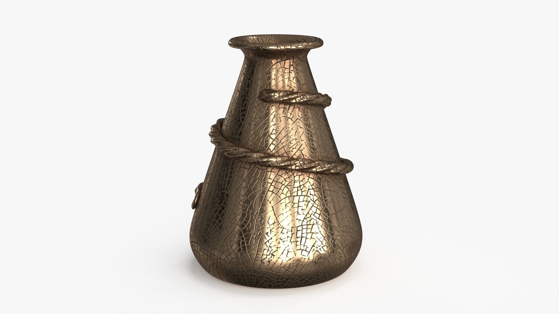 Metal Vase set of 2 3D Model Collection_27
