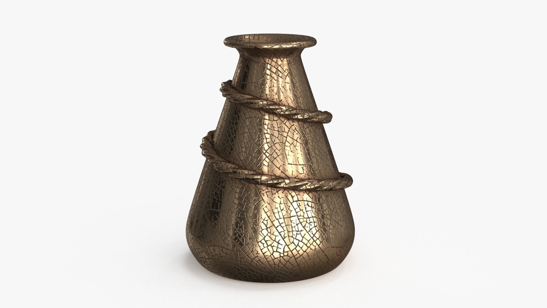 Metal Vase set of 2 3D Model Collection_30