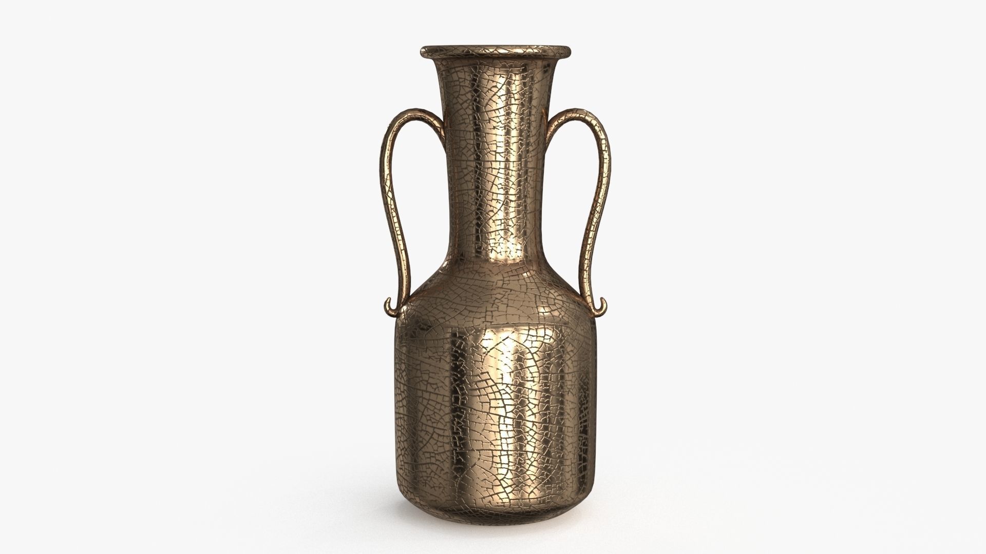 Metal Vase set of 2 3D Model Collection_11