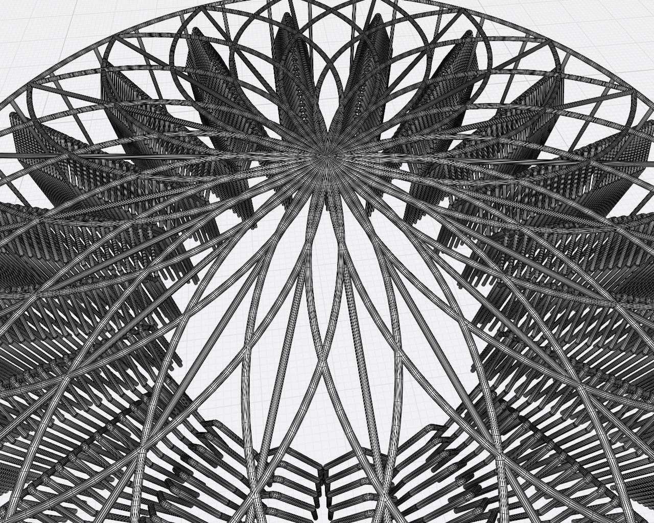 Wonderful architectural complex 3D print model_2