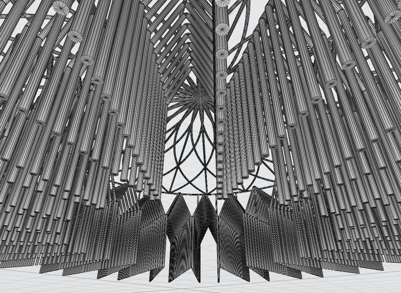 Wonderful architectural complex 3D print model_5