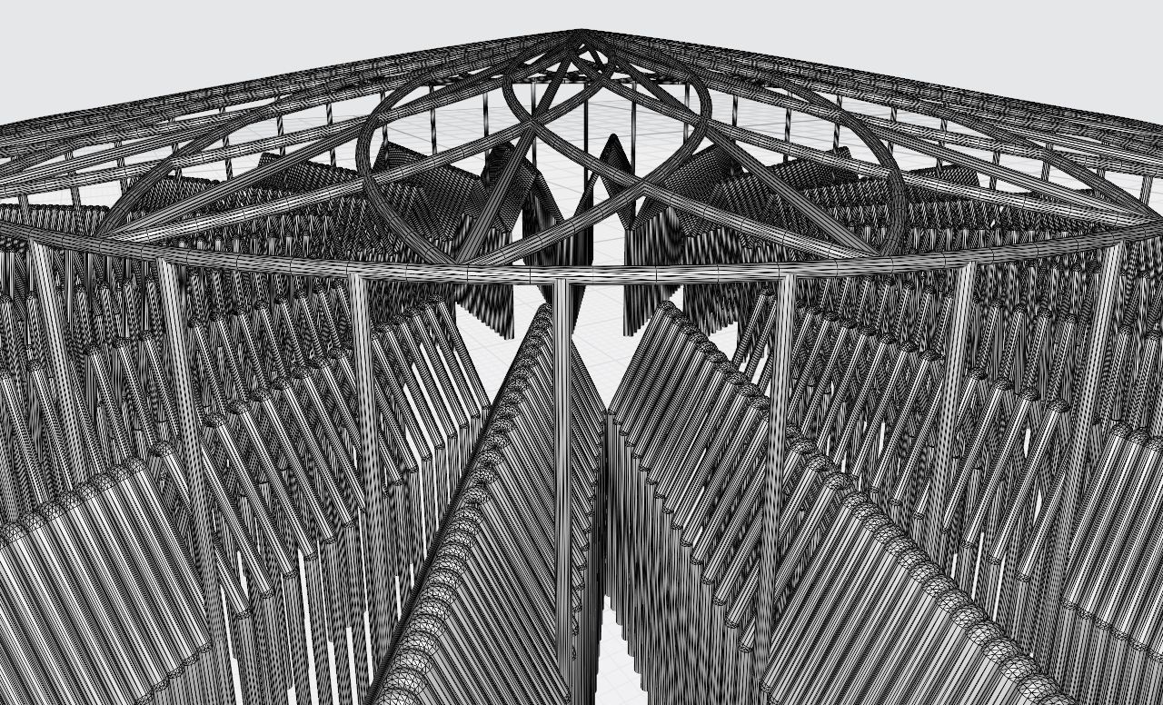 Wonderful architectural complex 3D print model_1