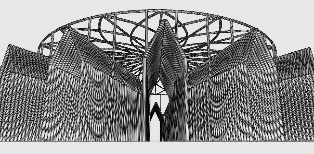 Wonderful architectural complex 3D print model_4