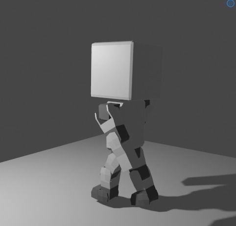 Small Robot PBR Free low-poly 3D model_4